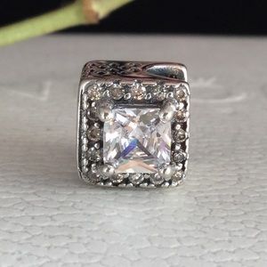 Pandora square charm